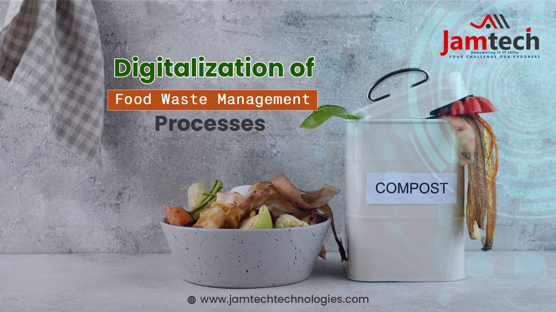 Digitalization of Food Waste Management Processes